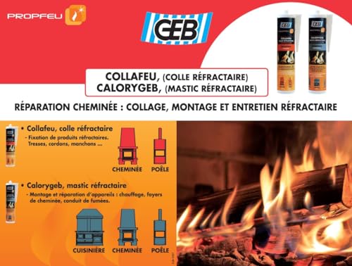 Geb - Collafeu - colle produits réfractaires 310 ml