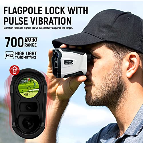 Golf Rangefinder 700Y Waterproof Hunting Range Finder 6.5X Magnification，Distance,Angle,Speed,Scan Multi Functional Rangefinder For Hunting,Shooting And Hiking #TOP3