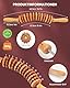 Neues Design Faszienrolle Holz Massagegerät, Faszienstab Roller Wood, Massageroller Mit Griff, Massage Holz Anti Cellulite Massagegerät, für Maderotherapie und Lymphdrainage 42.2cm 350g Buche