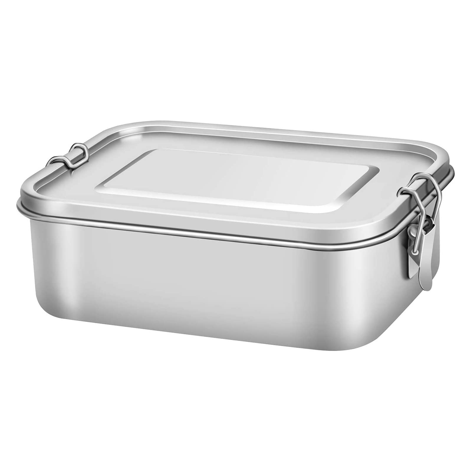 Contenitore Pranzo In Acciaio Inox 1200ml - A Prova Di Perdite Con Divisorio E Cucchiaio - Ecologico Per Adulti E Bambini - 5