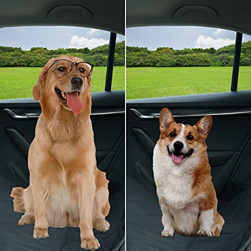 Gvolatee Hundedecke für Auto Rückbank - Wasserabweisende Autoschondecke für Hunde - Kratzfest Pflegeleichte Universal Autodecke für den Rücksitz