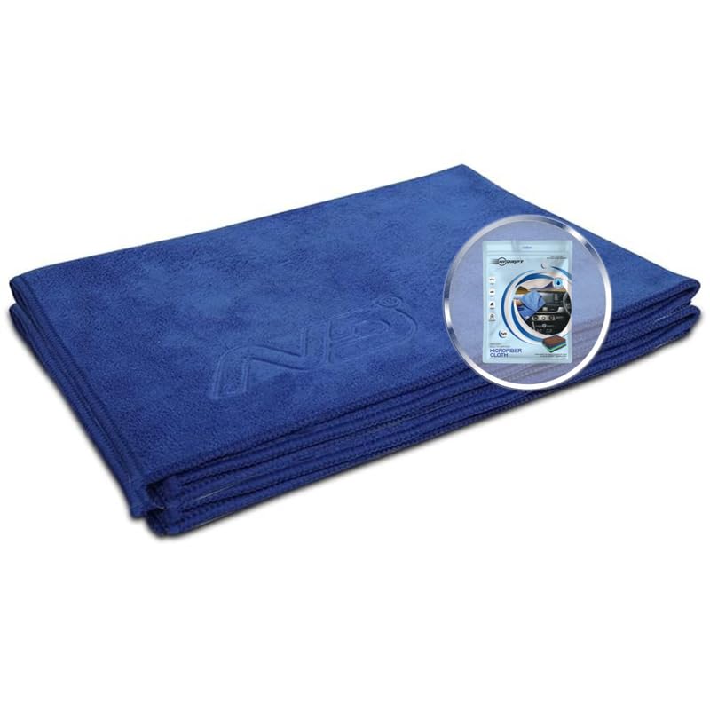 Image of Neodrift '400 GSM' Microfiber Cloth (Size - 40X60 Cm)(Set of 2 PC)(Colour - Blue)(Ultra Soft Cleaning Cloth for Car, Bike - Polishing, Detailing, Highly Absorbent)