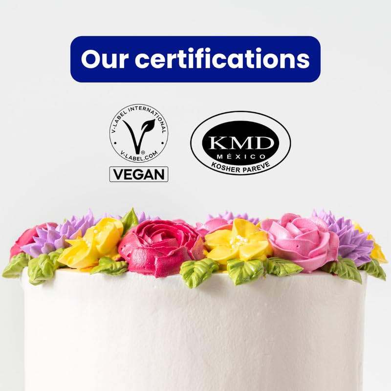 Miniatura 5 de ENCO Gel Colorante Alimentario Púrpura 8.8 oz (249g) Concentrado, Vegano