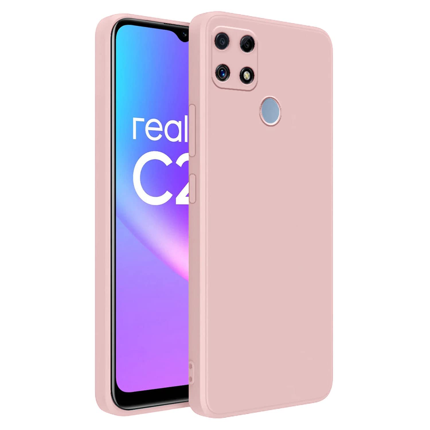 LIRAMARK Silicone Soft Back Cover Case for Realme C21 (Silicone Pink) (B0BL18FPMT) Amazon Price History, Amazon Price Tracker