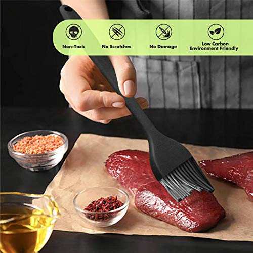 SURDOCA Backpinsel Silikonpinsel Küchenpinsel kochpinsel - 8.2 BPA-freies Silikon in Lebensmittelqualität Pinsel Küche, 446℉ (230℃) Wärmebeständigkeit Pinsel Backen BBQ Grillpinsel