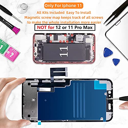 Bsz4Uov IPHONE 11 Screen Replacement 6.1 3D Touch Screen Lcd Display Digitizer thumb #4