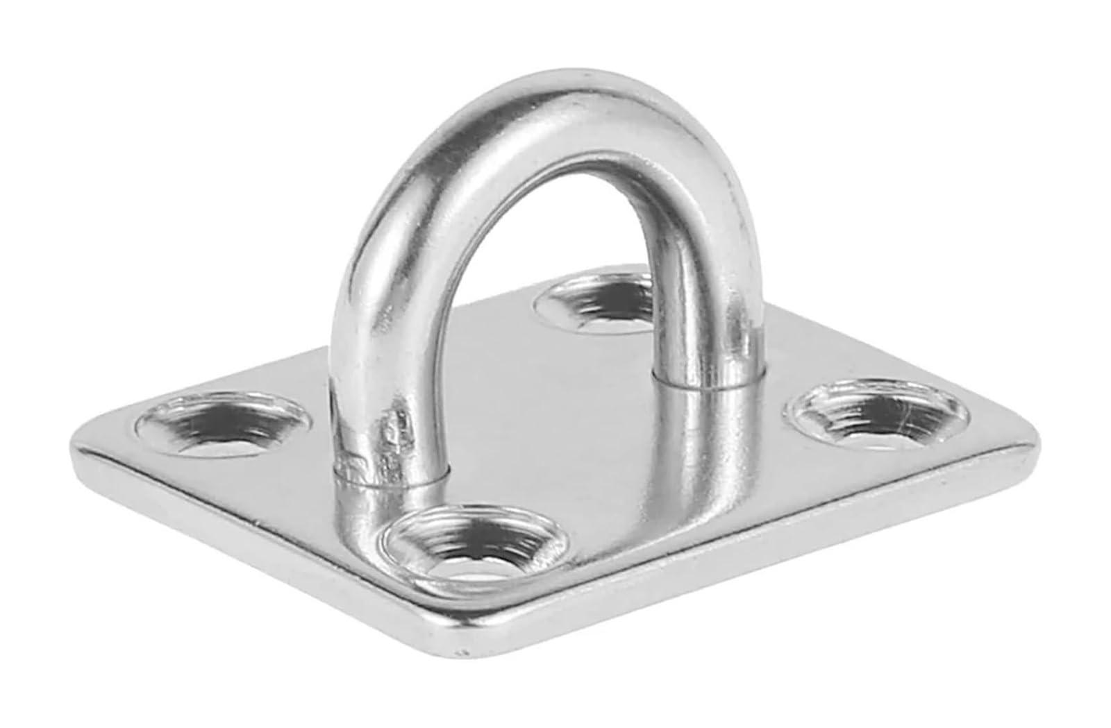 EAmrfvqt Hammock Hooks Hanger, Stainless Steel Eye Plate M8 4 Pcs Pad Hooks(12pcs M8)