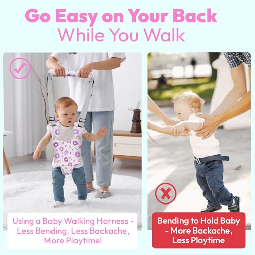Image of Watolt Baby Walking Harness, Toddler Walker Assistant Belt, 7-24 Months