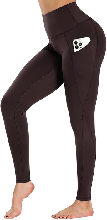 GAYHAY High Waist Yoga Pants with Pockets, Leggings for Women Tummy Control Compression Workout Leggings for Women
