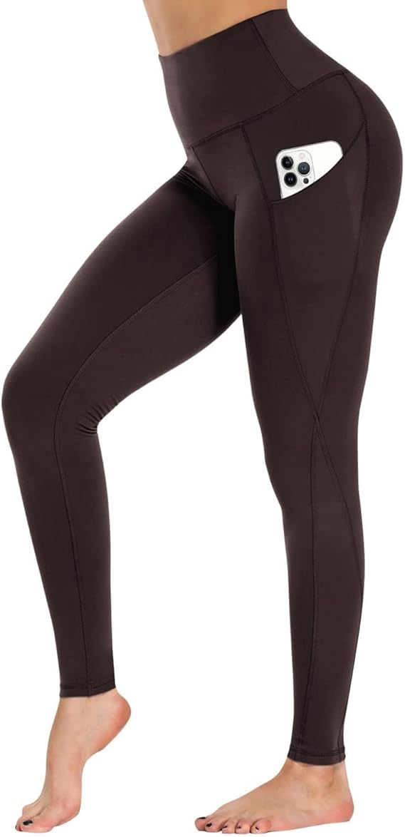 GAYHAY High Waist Yoga Pants with Pockets, Leggings for Women Tummy Control Compression Workout Leggings for Women