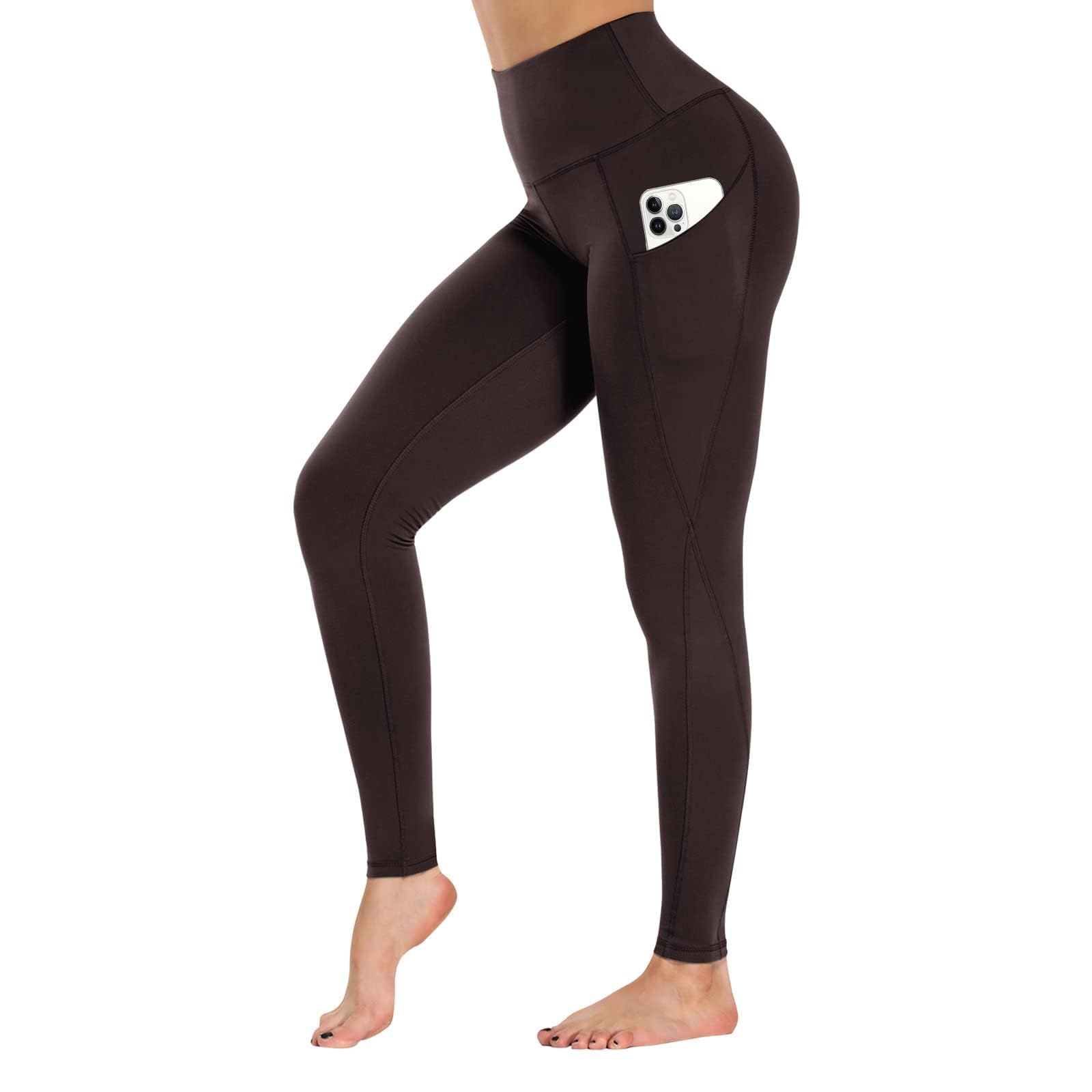 GAYHAY High Waist Yoga Pants with Pockets, Leggings for Women Tummy Control Compression Workout Leggings for Women