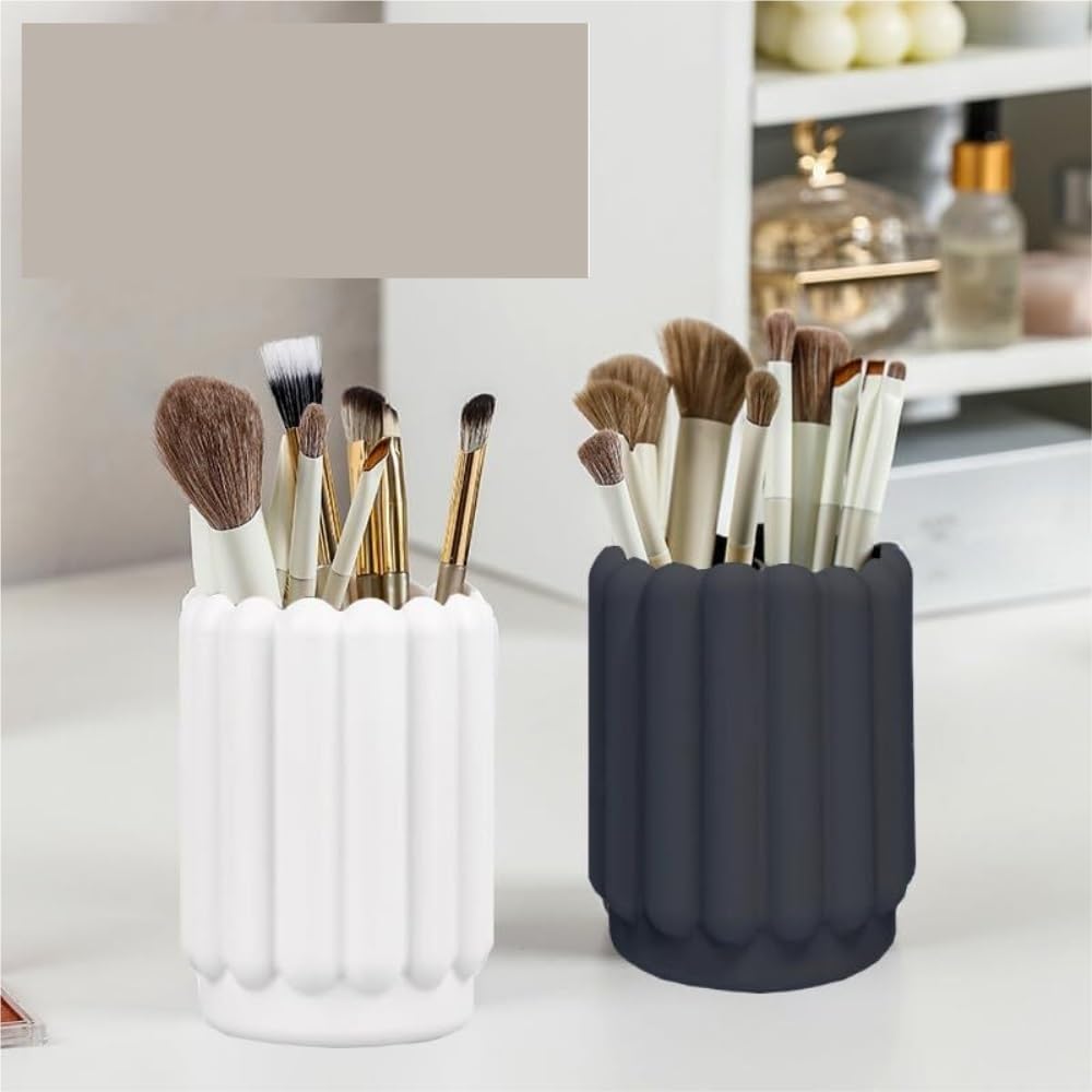 Stiftehalter Vielseitiger Runder Schreibtisch-Stifthalter, Geeignet For Heimbüro Und Schule Schreibtischorganizer(White)