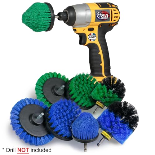 Image of Electric Tile Grout Cleaner Brush for Bathroom, Shower, Kitchen, & More