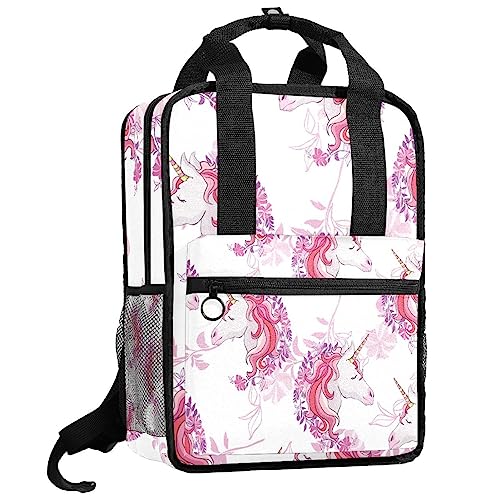 Sac à dos pour garçons motif licorne multicolore 35.5x26x12 cm