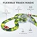 AUUGUU Dinosaur Toys - Create A Dino World with Flexible Race Track, Birthday Gift for Kids Ages 3+, Toys for 3 4 5 Year Old Boys