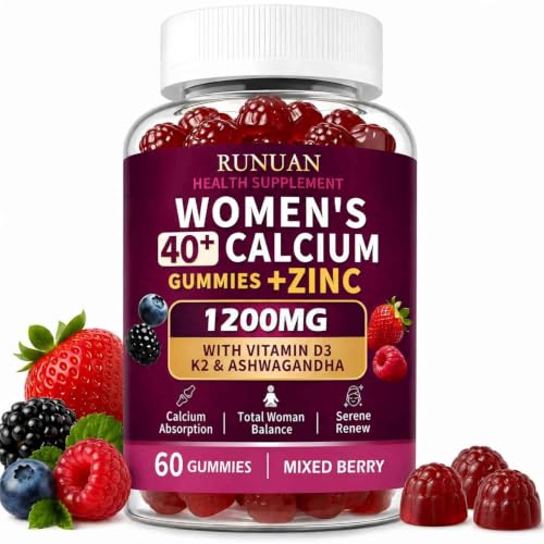 RUNUAN Calcium Citrate Gummies for Women
