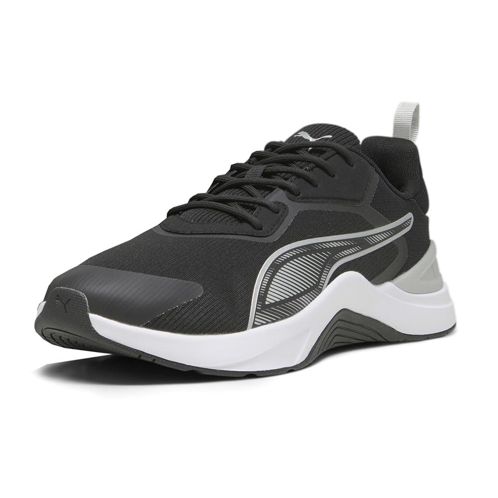 Saucony Men's Endorphin Trainer Sneaker, White/Black, 12