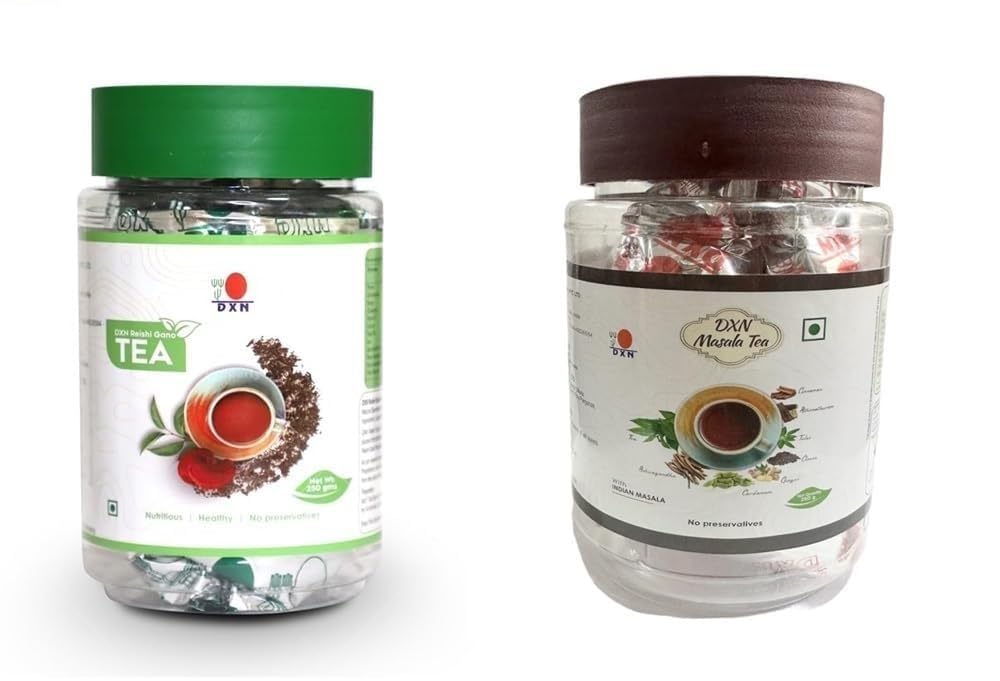Truly Grow DXN Reishi Gano Tea + Dxn Masala Tea (With Indian Masala)- 250g each combo pack (B0CMX496BF) Amazon Price History, Amazon Price Tracker