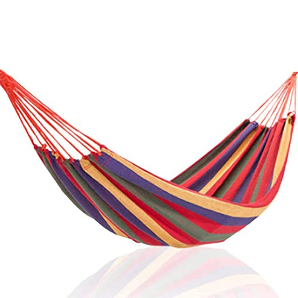 Hamac portable, hamac de camping 190 x 80 cm, hamac en toile épaisse avec sac de voyage compact, parfait for l'intérieur/extérieur, la terrasse, la cour, les voyages, la plage, l'arrière-cour, etc. Ca