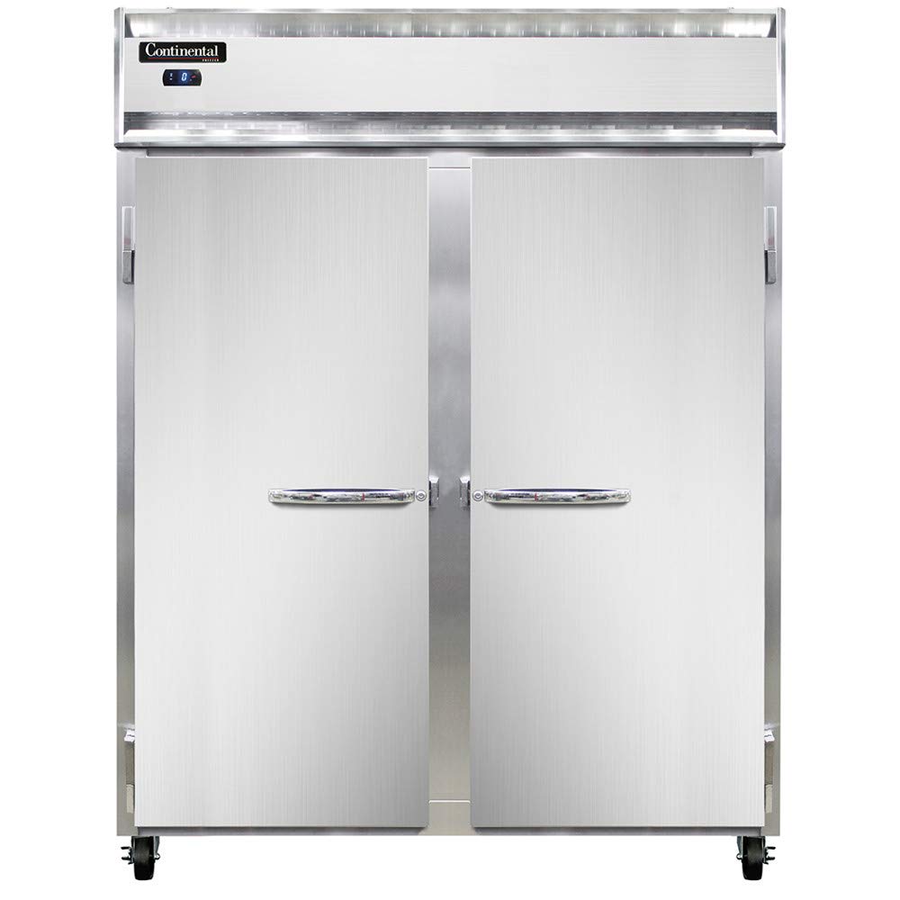Continental Refrigerator 2FES-SA Extra-Wide Two Section Reach In Freezer, 57