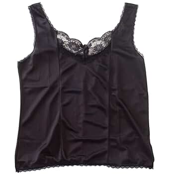 トップス Sora bicolor camisole black ANDMARY】Sora bicolor camisole