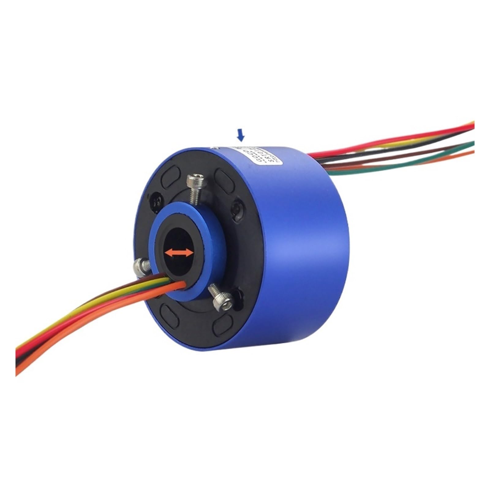 1 Pcs Ring Slip Ring 24612-way Collector Ring Conductive Ring Through Hole Slip Ring(Inner 12.7mm Outer 54mm - 6 Way 10A)