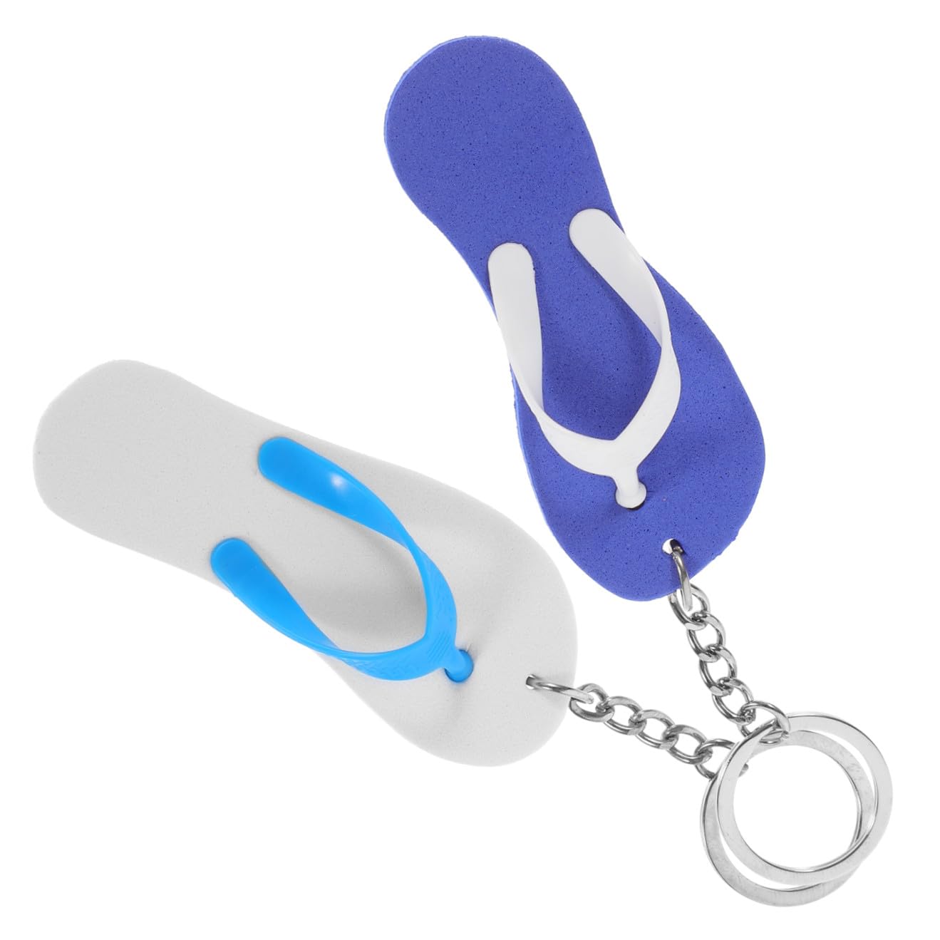 iplusmile Strand Hausschuhe Schlüsselanhänger Handtaschenanhänger Schlüsselanhänger Dekoration Zum Aufhängen Hawaii Schlüsselanhänger Cartoon Schlüsselanhänger Cartoon Hausschuhe