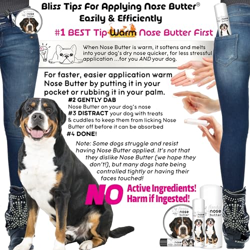 Image of The Blissful Dog Greater Swiss Mountain Dog Unscented Nose Butter - Dog Nose Butter, 16 Ounce