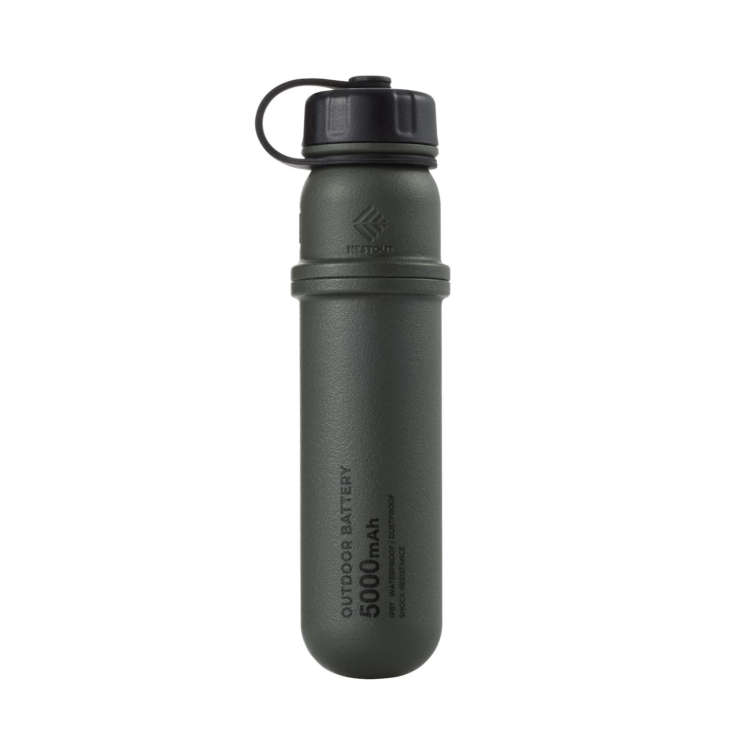 Amazon.co.jp: エレコム モバイルバッテリー NESTOUT 5000mAh 【 防水