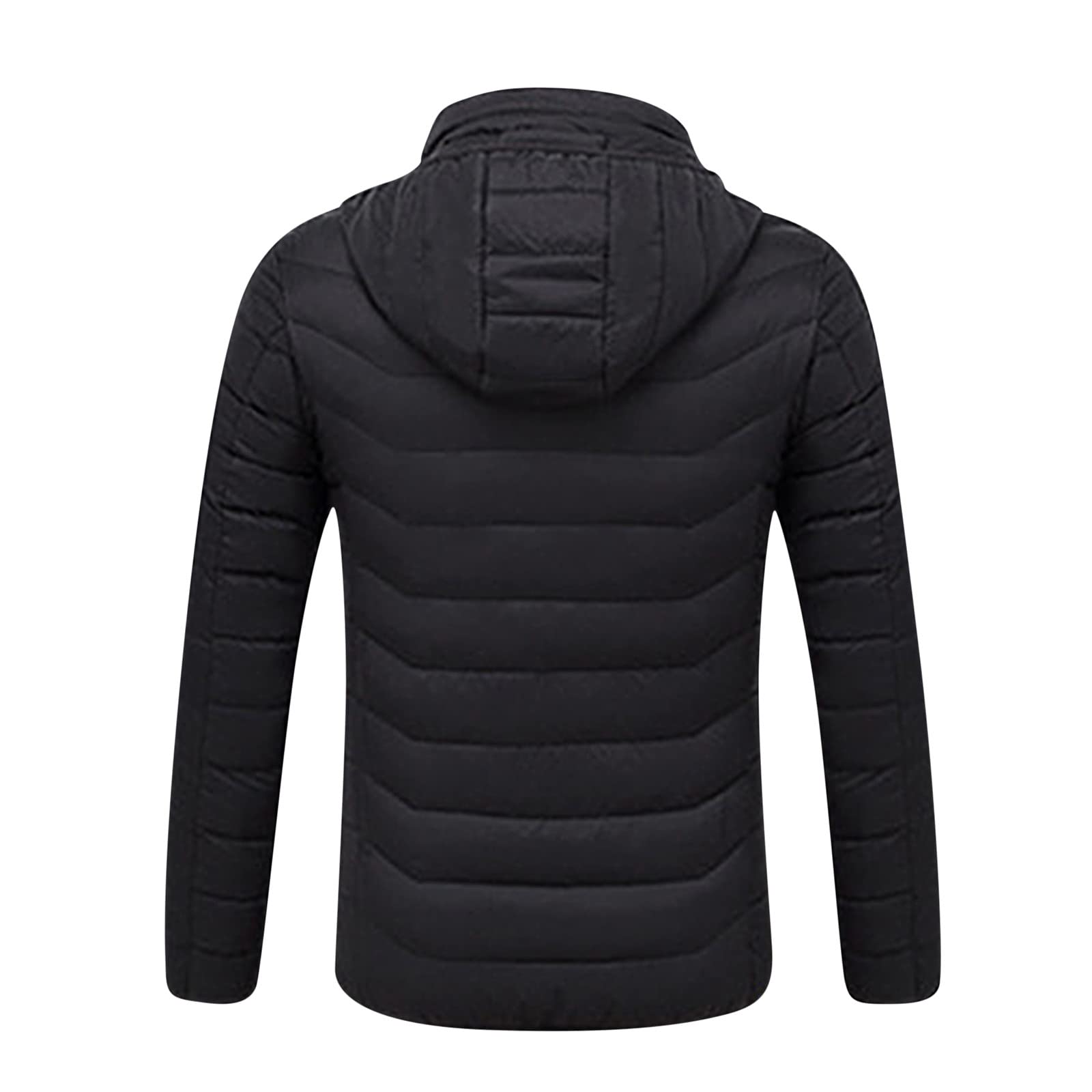 Generisch 2026 Zum Reiten Beheizte Kleidung Beheizter Mantel Via Outdoor Skifahren Angeln Damenmantel (Black, L)