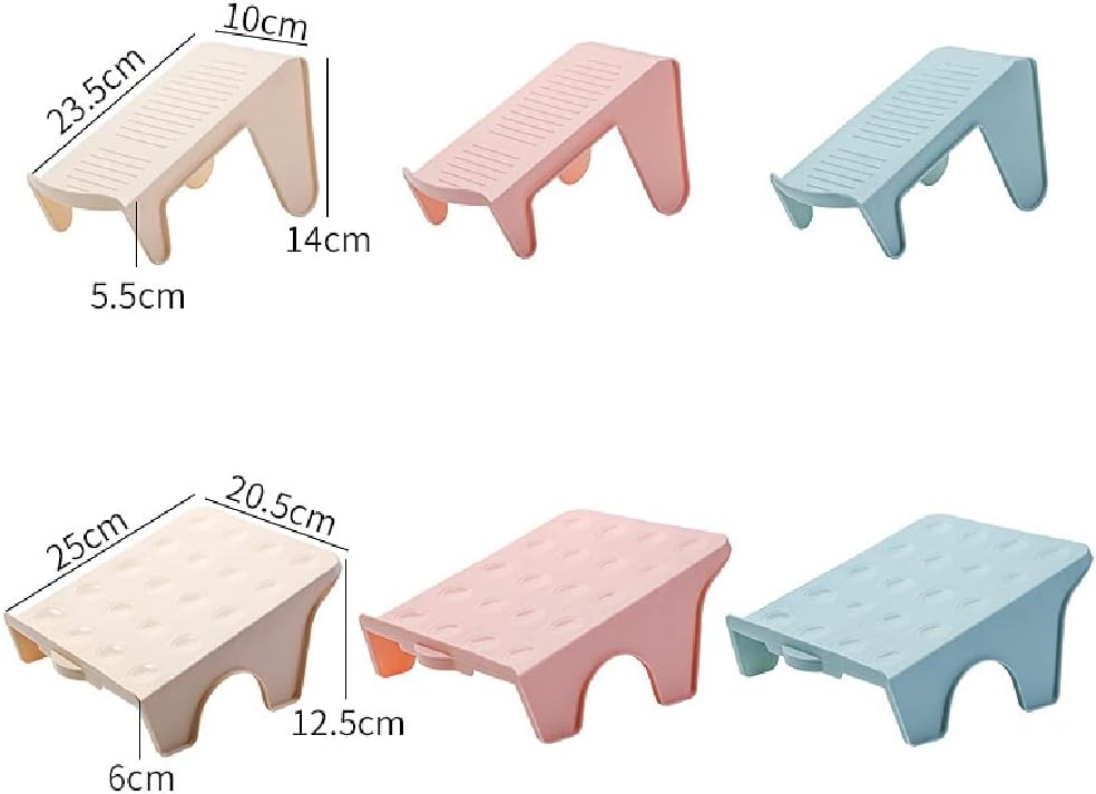 Shoe Stacker 5pcs/8pcs/14pcs Adjustable Storage Shoe Rack Double-Layer Shoe Holder Bedroom Space-Saving Home Dormitory Artifact Storage Shoe Space Saving, Non-Slip (Color : G) (D)