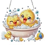 Kit di decorazioni per pittura a diamante: se pensi che l'arredamento della tua casa sia ordinario e desideri decorarlo, i nostri ornamenti da appendere con catenina Diamond Art possono aiutarti a rendere il tuo soggiorno, la tua camera da letto, la tua finestra, la tua porta e altri spazi più vivaci e colorati.