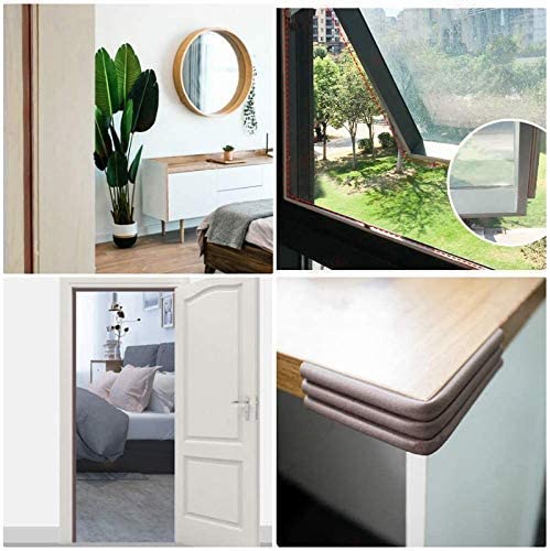 Image of Self-Adhesive Door and Window Seal Strip || Soundproof Door Bottom Sealing Strips for Noise Gap Blocker || Waterproof, DustProof, NoiseProof, Bug, Draft Protector Rubber Strip (Brown)