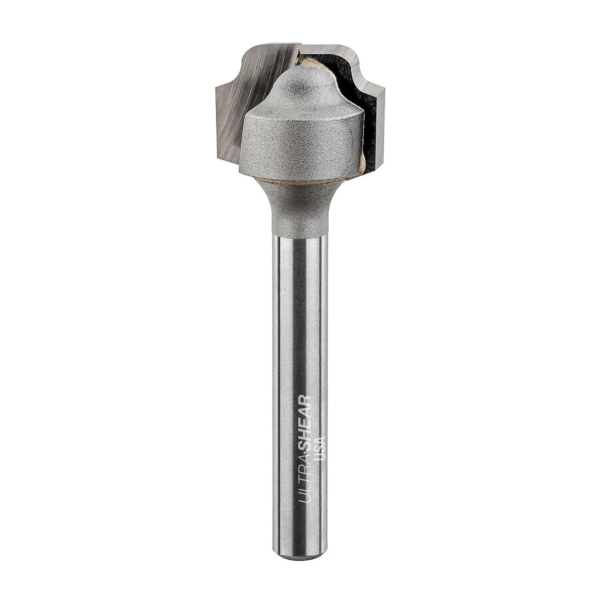 Juice Groove Router Bits, 1/8" Radius, 1/4" Shank, Carbide Tip, 2 Flute, USA Made CNC Bits for Cutting Board Grooves - US25L12JG