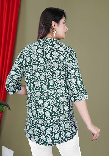 Image of FebQ Printed Shirt Style Top for Women