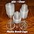Clear Disposable Plastic Power Bomber Shot Cups or Bomb Glasses