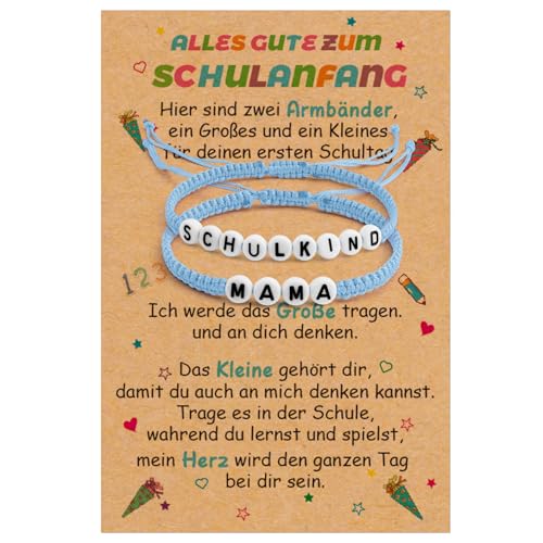 Einschulung Geschenk, Geschenk Einschulung Junge, Schulanfang Armband,...
