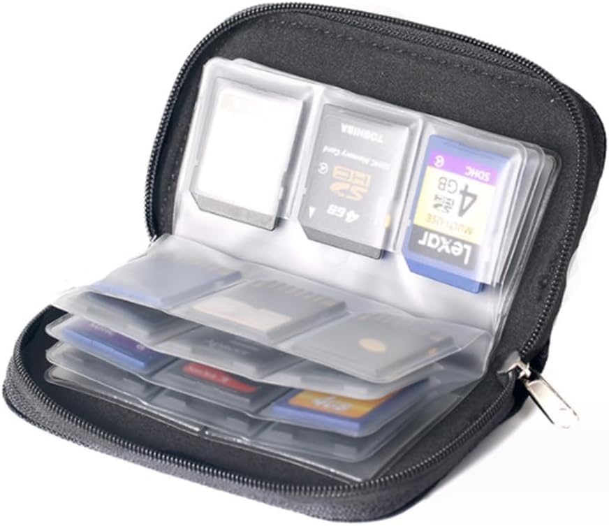 Hanumex® 22 Slot Memory Card Storage Case: Secure Pouch for CF/SD/SDHC/MS/DS - Keep Your Cards Organized on The Go (B0D11LFTCZ) Amazon Price History, Amazon Price Tracker