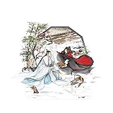 YJacuing Grandmaster of Demonic Cultivation: Mo Dao Zu Shi Acrylic Stand, Officially Licensed Collectible The Untamed Wei Wuxian LAN Wangji Figure (Winter Standee)