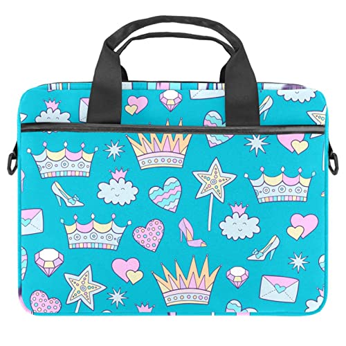 Housse sac à bandoulière pour ordinateur portable 13 13.3 14.5 pouces bleu