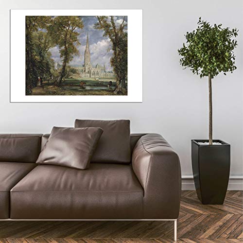 Impression d'art encadrée haut de gamme avec finition mate pour l'œuvre de John Constable - 5