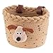 TusaMer Kids Bike Basket, Sturdy Cotton Rope Basket with Adorable Puppy Decor for Girls Boys Bicycles, Scooters & Balance Bikes, Easy Install Sporting_Goods..