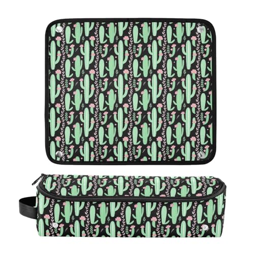 Bolsa de Viaje para Herramientas de Cabello para Mujer y Mat de Resistencia al Calor Impermeable Organizador de Viaje para Plancha, Rizador y Secador miniatura 3