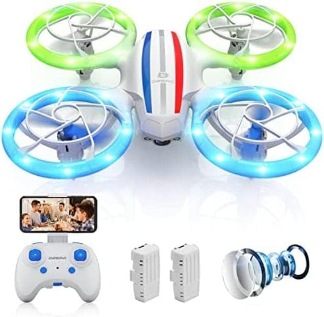 212 Main Mini Drone for Kids Adults Beginners with 720P HD FPV Wi-Fi Camera D23 LED Nano Hobby RC Quadcopter