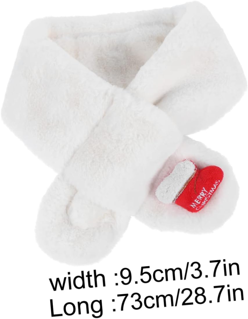 LIFKOME 1 PC Scarf Shawl Plush Christmas Child