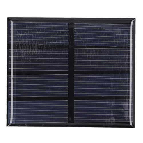 Micro Mini Células Solares, 0.6W 2V Panel Solar Epoxi Células Solares Policristalinas Para Cargador De Batería Solar Kits De Sistema Solar DIY   7x8.3cm/2.8x3.3in
