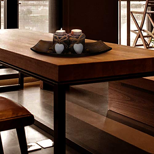 Misixile Rustic Decorative Tea Light Candle Holders,Wood Tealight Candle Holder Set Of 2, Table Centerpieces For & Christmas & Home Décor & Wedding Party & Coffee Table Decor #TOP3