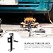 GLEAVI Car Manual Jack Stabilizer Trailer Support Bracket 900kg Capacity Side Crank Rv Outrigger for Camper and Boat Stabilizing Legs Accessories