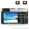 Displayschutz schutzfolie für Fujifilm X-E4 X100V Fuji XE4 X-100V Kamera & Blitzschuh-Abdeckung, ULBTER Displayschutzfolie 0,3 mm Härtegrad 9H gehärtetes Glas, kratzfest-3 Stück