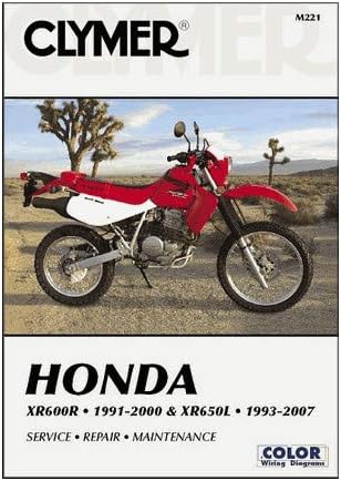 Clymer Honda XR600R (1991-2000) & XR650L (1993-2007)